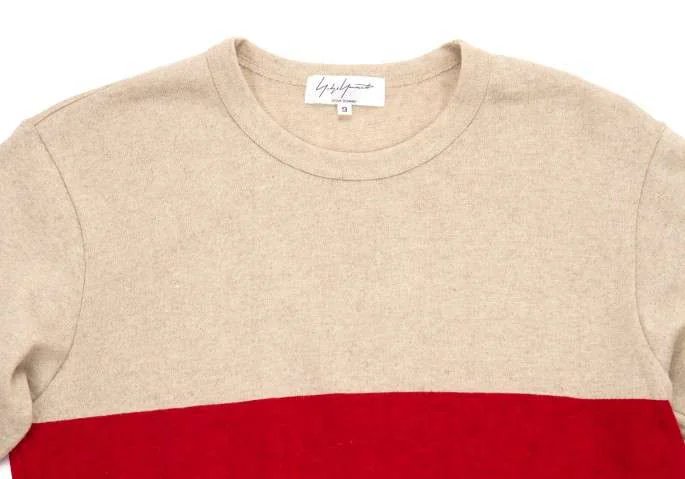 (SALE) Yohji Yamamoto POUR HOMME stripe long sleeve tops K-14690_002