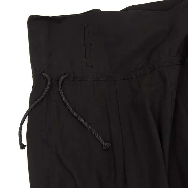 【予約販売】本 ヨウジヤマモトファムYohji Yamamoto FEMME ウエスト紐コットン パンツ