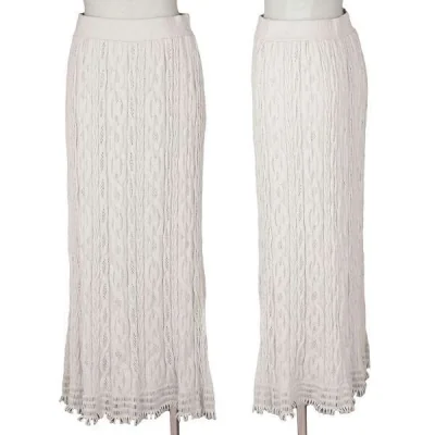 【SALE】ジェリープラス Jelly＋ 編み模様ロングスカート