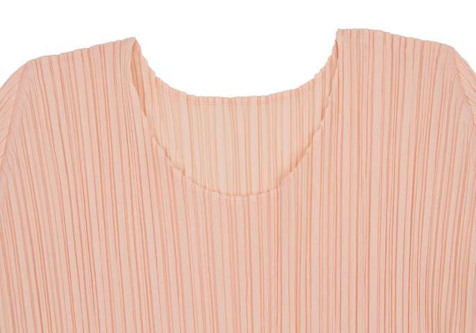 プリーツプリーズPLEATS PLEASE プリーツ7分袖カットソー