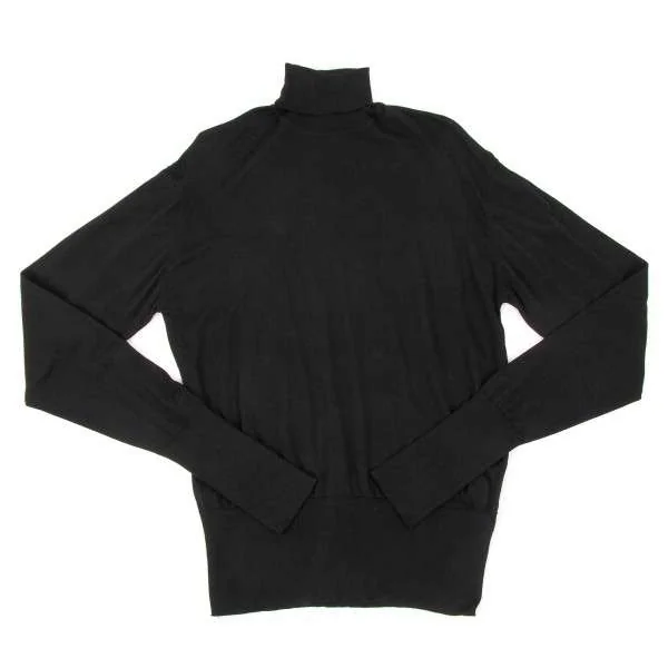 Yohji Yamamoto POUR HOMME cotton turtleneck knit(K-15306) Black 3(L) K-15306_001
