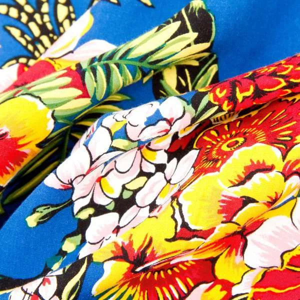 Yohji Yamamoto POUR HOMME floral print shirt jacket(K-15310) K-15310_013