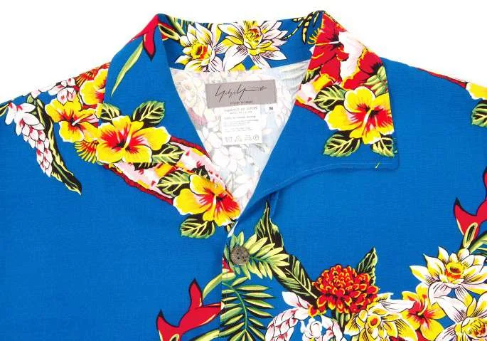 Yohji Yamamoto POUR HOMME floral print shirt jacket(K-15310) K-15310_002