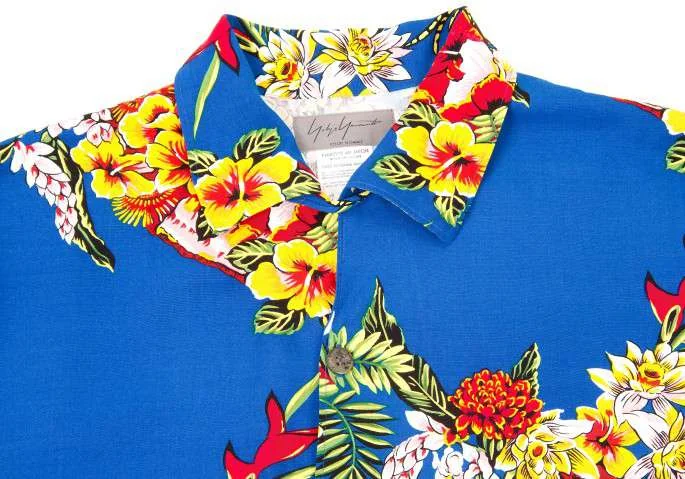 Yohji Yamamoto POUR HOMME floral print shirt jacket(K-15310) K-15310_003