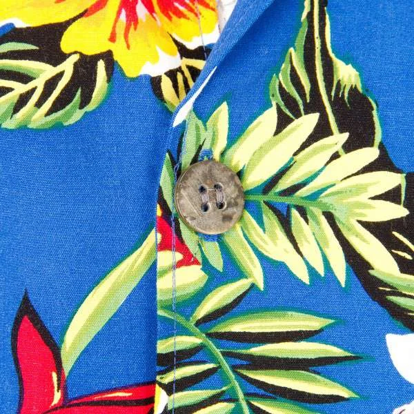 Yohji Yamamoto POUR HOMME floral print shirt jacket(K-15310) K-15310_005