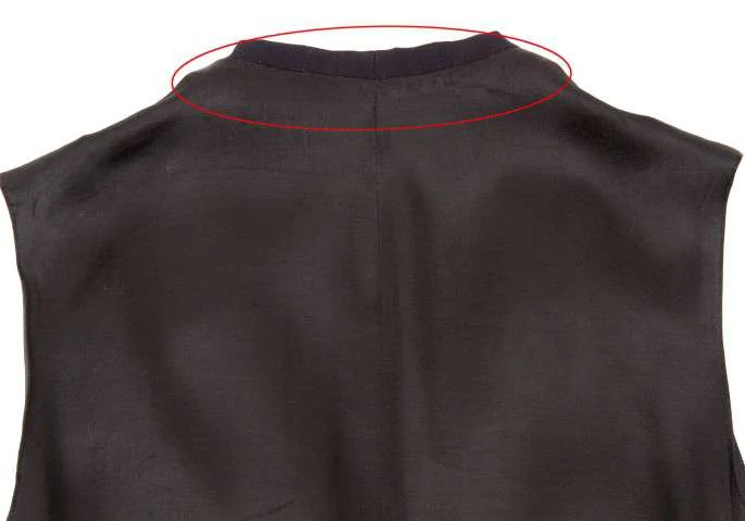 (SALE) Yohji Yamamoto POUR HOMME fabric switching vest K-15311_010