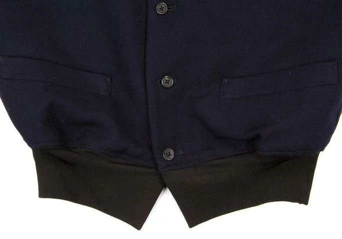 yohji yamamoto pour homme skirt rib wool vest K-15399_006