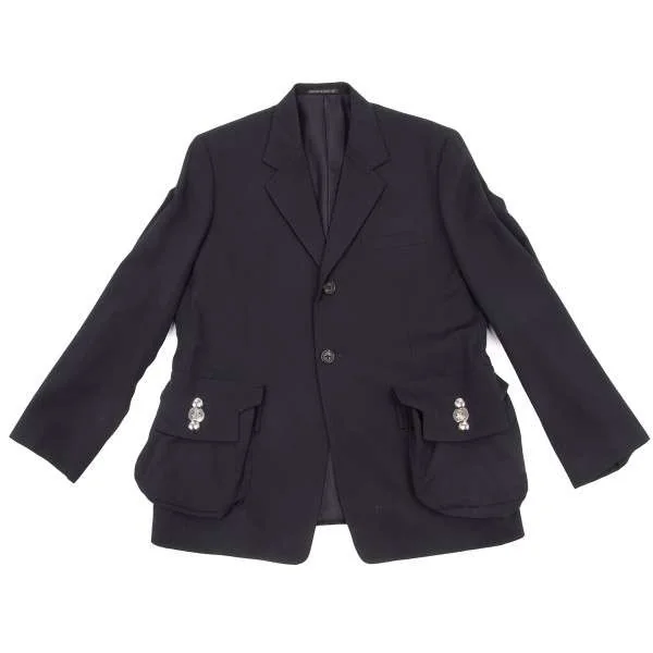 yohji yamamoto pour homme Bag pocket jacket(K-15409) Navy S K-15409_001