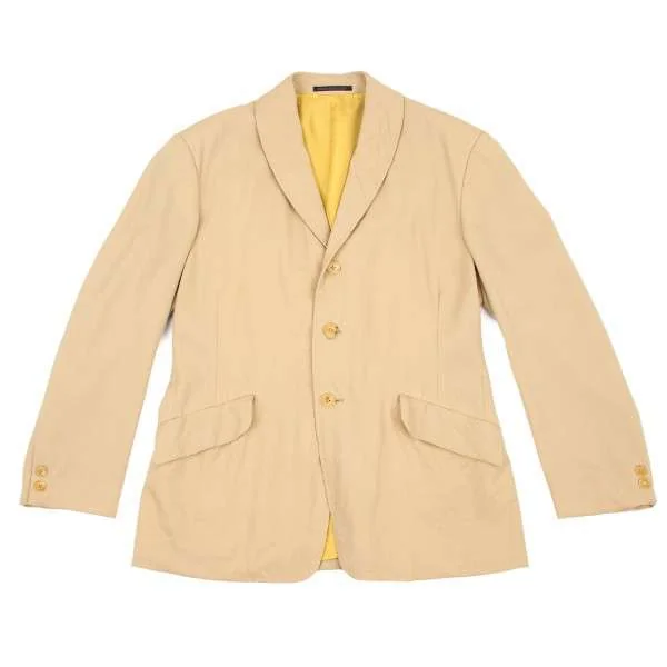 (SALE) Yohji Yamamoto POUR HOMME gabardine jacket Beige M K-15412_001