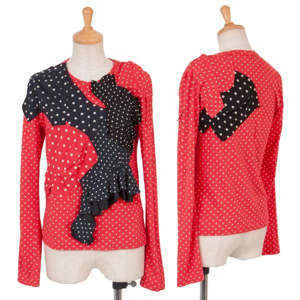 【SALE】コムデギャルソンCOMME des GARCONS ドット貼り付けカットソー