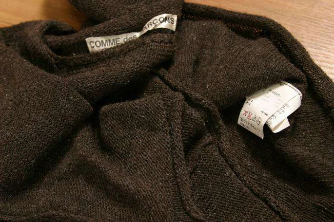 COMME des GARCONS Three-quarter sleeve wool sweater(K-1266) K-1266_005