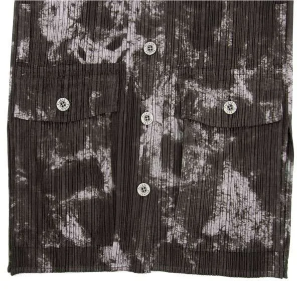 PLEATS PLEASE Marble pattern long length vest K-16983_007