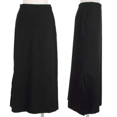 ISSEY MIYAKE Wool gabardine skirt(K-1194)