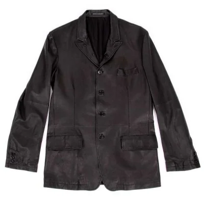 【SALE】ヨウジヤマモト プールオムYohji Yamamoto POUR HOMME ラムスキンテーラードジャケット