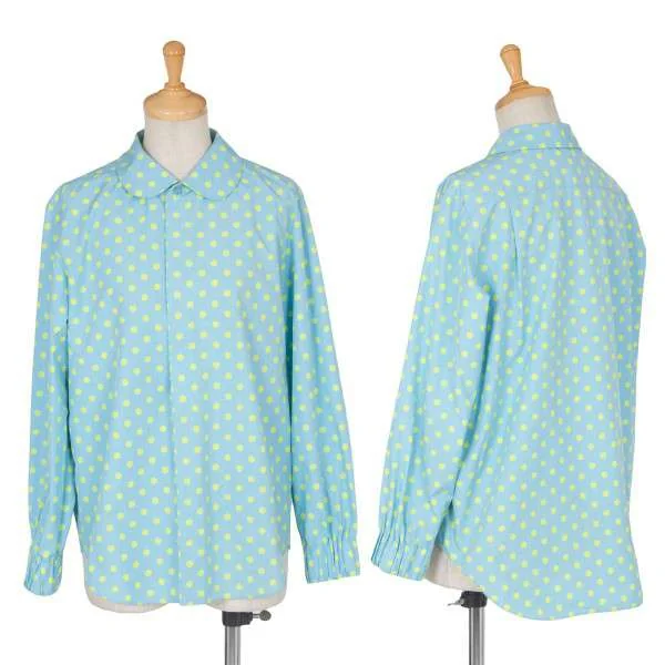 【SALE】ジュンヤワタナベ コムデギャルソンJUNYA WATANABE COMME des GARCONS撥水加工ドット柄比翼シャツ