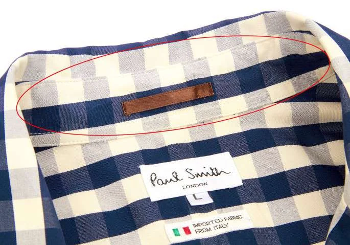 ポールスミスpaul smith ONDON チェックシャツジャケット 紺 オフ白L