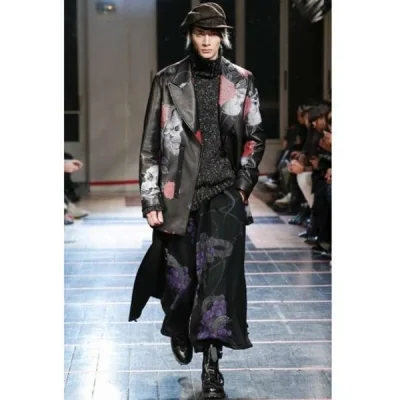 【SALE】14AW ヨウジヤマモト プールオム yohji yamamoto pour homme ガラスレザーブーツ5（28〜28.5位）