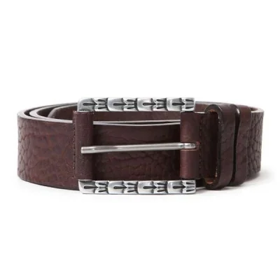 【600SALE】ファブリッツィオ マンチーニFABRIZIO MANCINI 型押しレザーベルト 【返品不可】