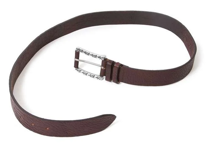(SALE) FABRIZIO MANCINI type press Leather belt K-18233_002