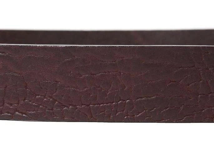 (SALE) FABRIZIO MANCINI type press Leather belt K-18233_004