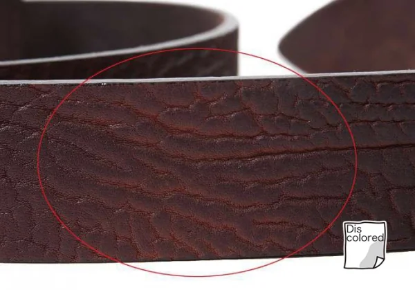 (SALE) FABRIZIO MANCINI type press Leather belt K-18233_006