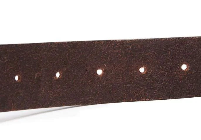 (SALE) FABRIZIO MANCINI type press Leather belt K-18233_007