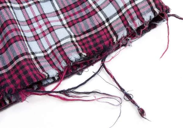 tricot COMME des GARCONS Plaid wool jacket K-1388_010