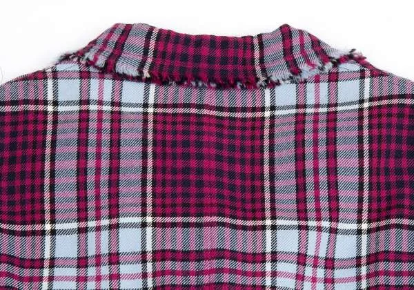 tricot COMME des GARCONS Plaid wool jacket K-1388_016