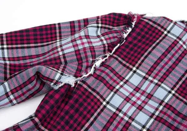 tricot COMME des GARCONS Plaid wool jacket K-1388_017