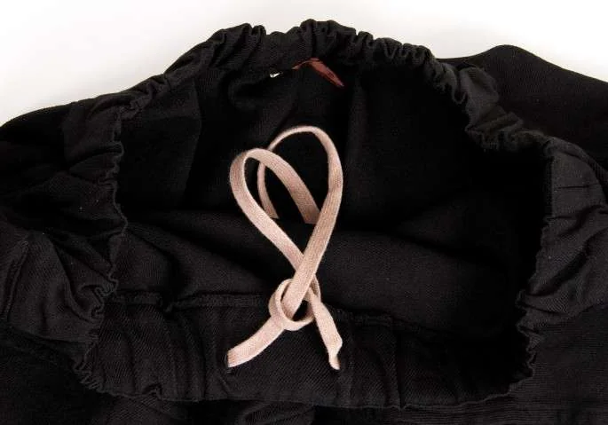 コムデギャルソンCOMME des GARCONS 製品染めポリかぼちゃパンツ 黒S