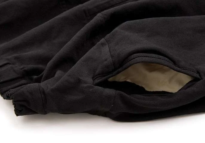 A19152 美品 コムデギャルソン 12SS ポリ縮絨かぼちゃパンツ 黒XS コムデギャルソンCOMME des GARCONS 製品染めポリかぼちゃパンツ 黒S