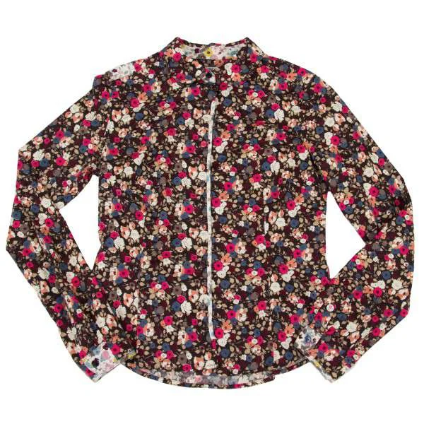ポールスミス ピンクPaul Smith PINK 花柄プリントストレッチ長袖