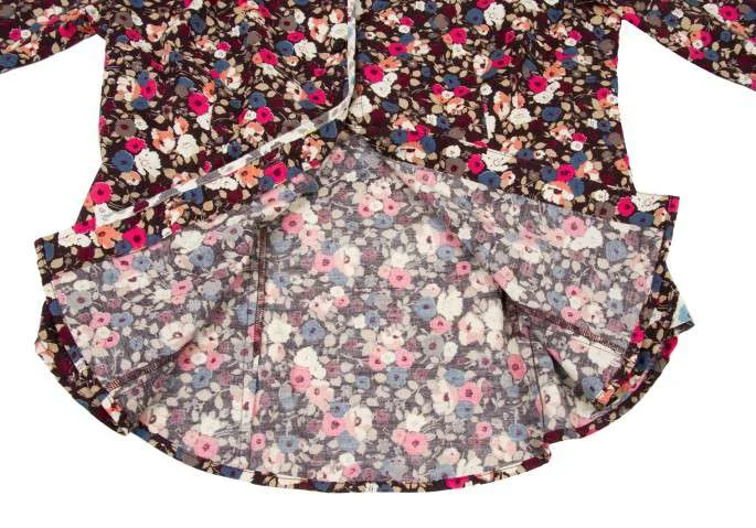 ポールスミス ピンクPaul Smith PINK 花柄プリントストレッチ長袖