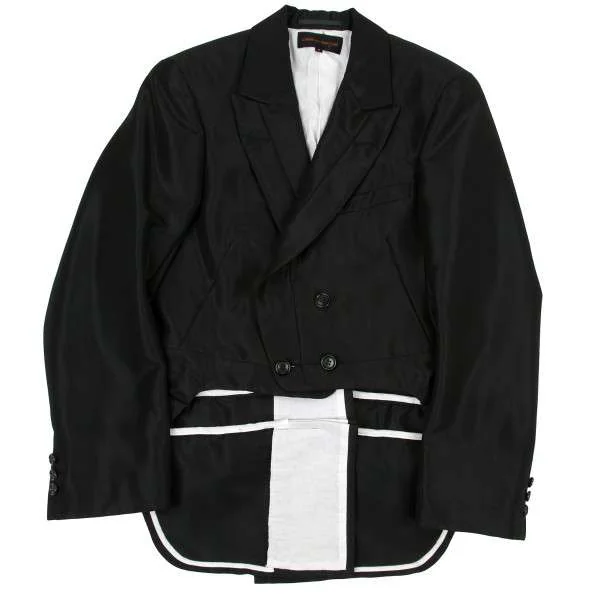 【SALE】コムデギャルソンCOMME des GARCONSタキシードバックフリルジャケット