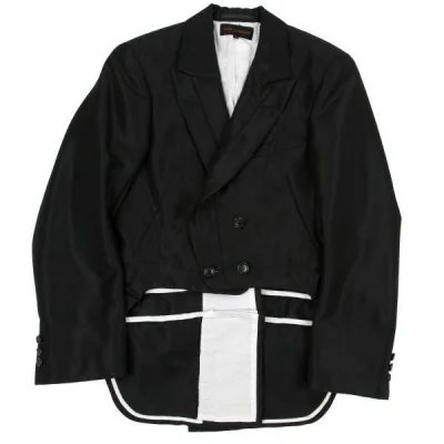 【SALE】コムデギャルソンCOMME des GARCONSタキシードバックフリルジャケット
