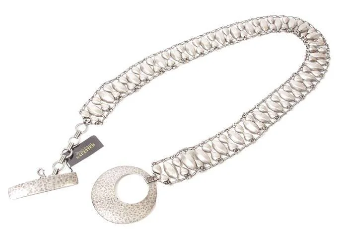 ◆JeanPaul GAULTIER◆ジャンポールゴルチエ　メタルシルバーベルト ジャンポールゴルチェJean Paul GAULTIER メタルベルト マットシルバー