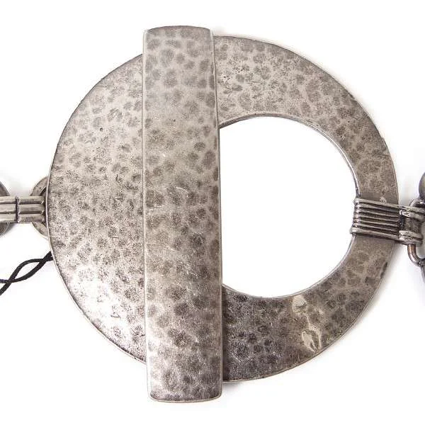 ◆JeanPaul GAULTIER◆ジャンポールゴルチエ　メタルシルバーベルト ジャンポールゴルチェJean Paul GAULTIER メタルベルト マットシルバー