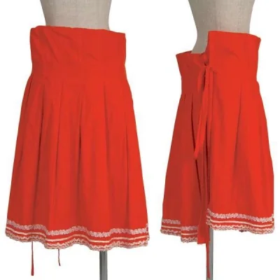 【SALE】ジュンヤワタナベ コムデギャルソンJUNYA WATANABE COMME des GARCONS 製品染めスパンコール装飾コットンプリーツスカート