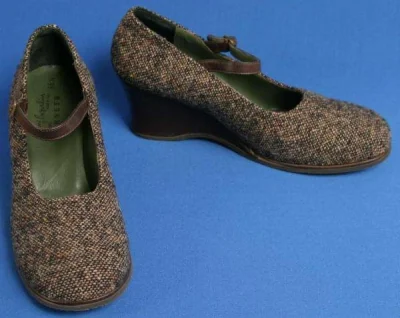 HENRY BEGUELIN Tweed Pumps(K-1511)