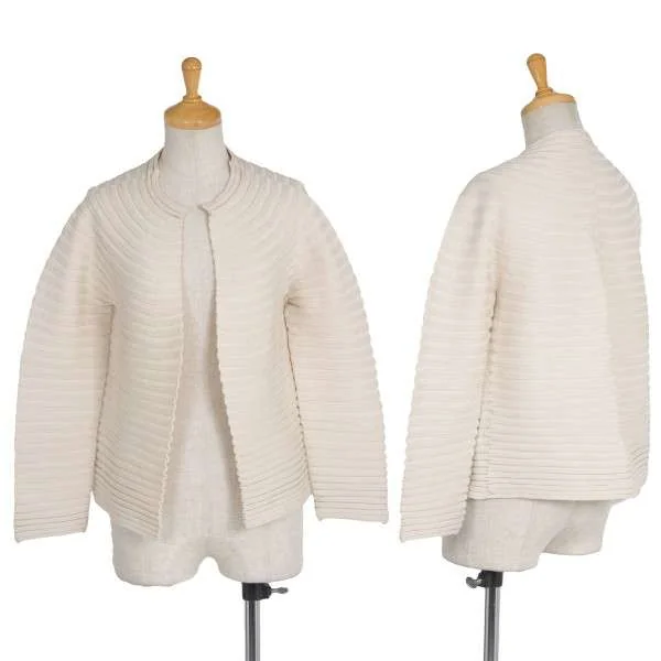 【SALE】イッセイミヤケ ハートISSEY MIYAKE HaaT プリーツシルクカーディガン