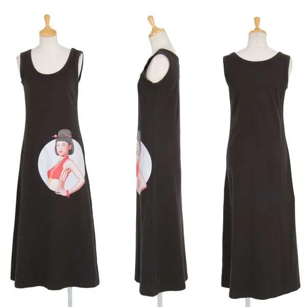 【SALE】ワイスリーY-3 杖村さえ子プリントカットソーワンピース
