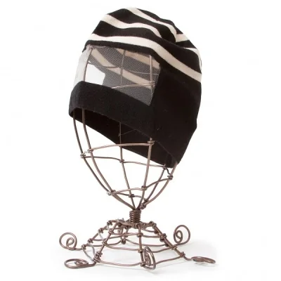 【SALE】ジャンポールゴルチエ マイユファムJean Paul GAULTIER MAILLE FEMME シースルー切り替えボーダーニットキャップ