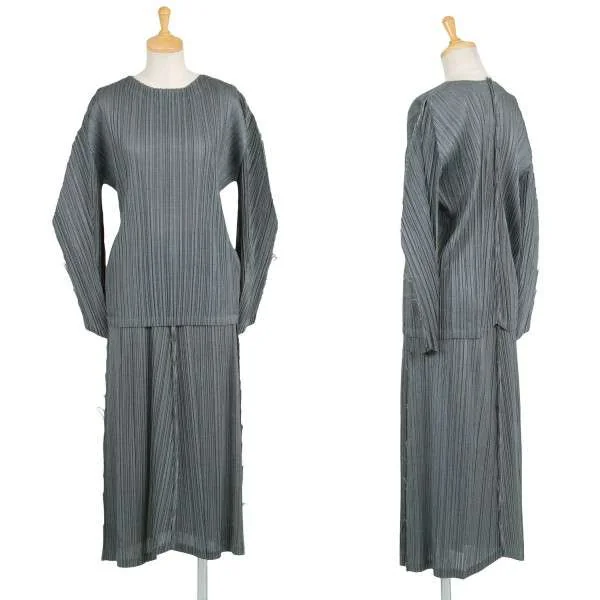SALE】プリーツプリーズPLEATS PLEASE 切り込みデザイン立体トップス