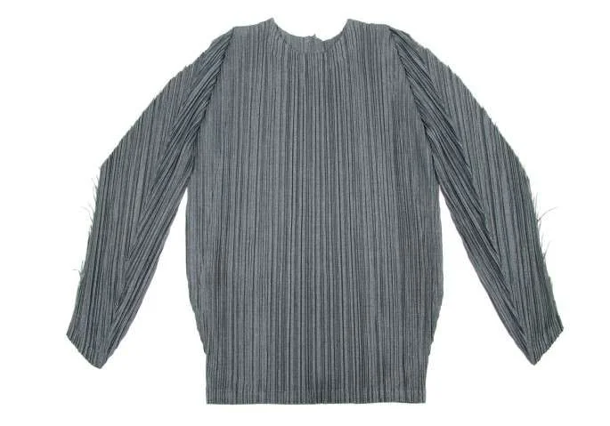 SALE】プリーツプリーズPLEATS PLEASE 切り込みデザイン立体トップス