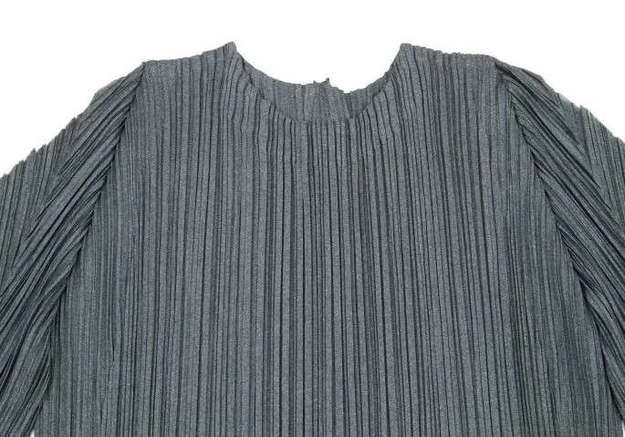 SALE】プリーツプリーズPLEATS PLEASE 切り込みデザイン立体トップス