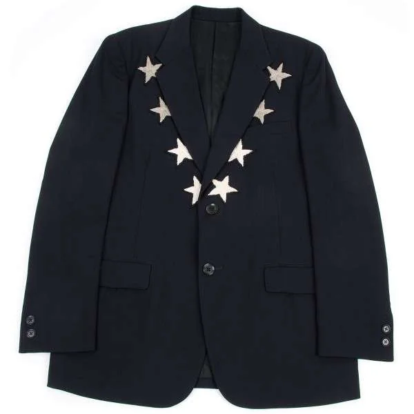 【SALE】色1点物！ヨウジヤマモト プールオムYohji Yamamoto POUR HOMME ★刺繍ウールギャバジャケット
