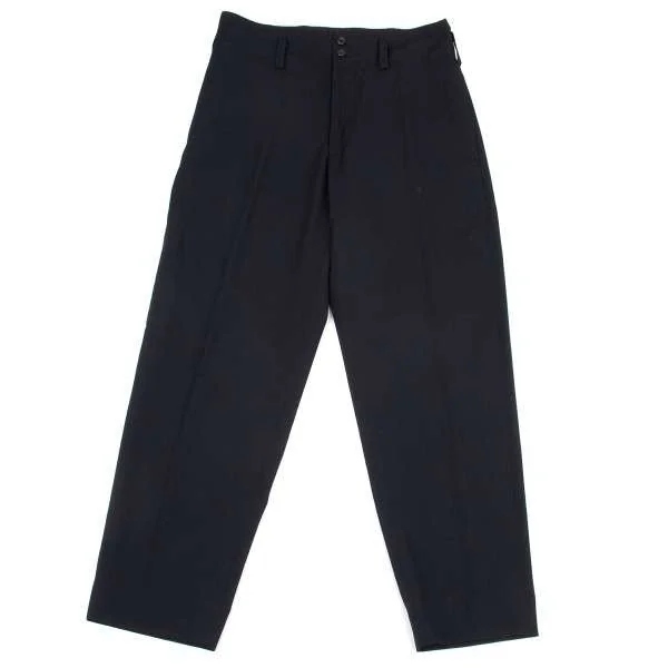 ヨウジヤマモト プールオム yohji yamamoto pour homme ハイウエストウールギャバパンツ