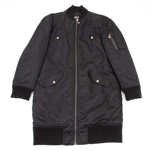 【SALE】ジャンポールゴルチエJean Paul GAULTIER PARIS 中綿ロングMA-1ジップコート