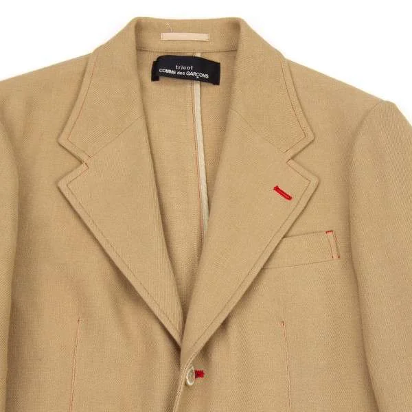 SALE】トリコ コムデギャルソンtricot COMME des GARCONS 綿麻赤 SALE】トリコ コムデギャルソンtricot COMME des GARCONS 綿麻赤