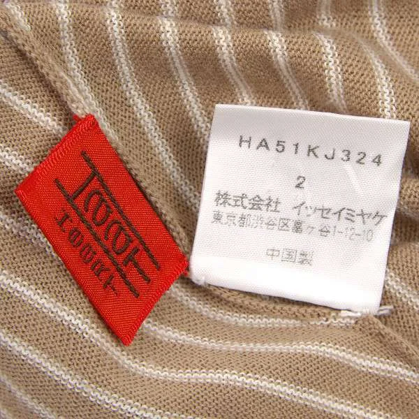 SALE】イッセイミヤケ ハートISSEY MIYAKE HaaT 裾変形ボーダー